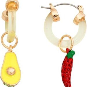 Betsey Johnson Avocado Earrings